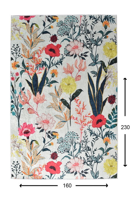 Conceptum Alfombra Derosa Multicolor 160 x 230 cm